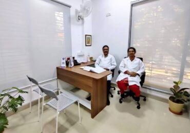 Dr. Shambulinga with Dr. Veena Shambulinga
